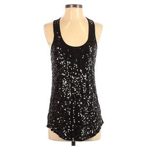 LAST CHANCE—Express black sequined tank